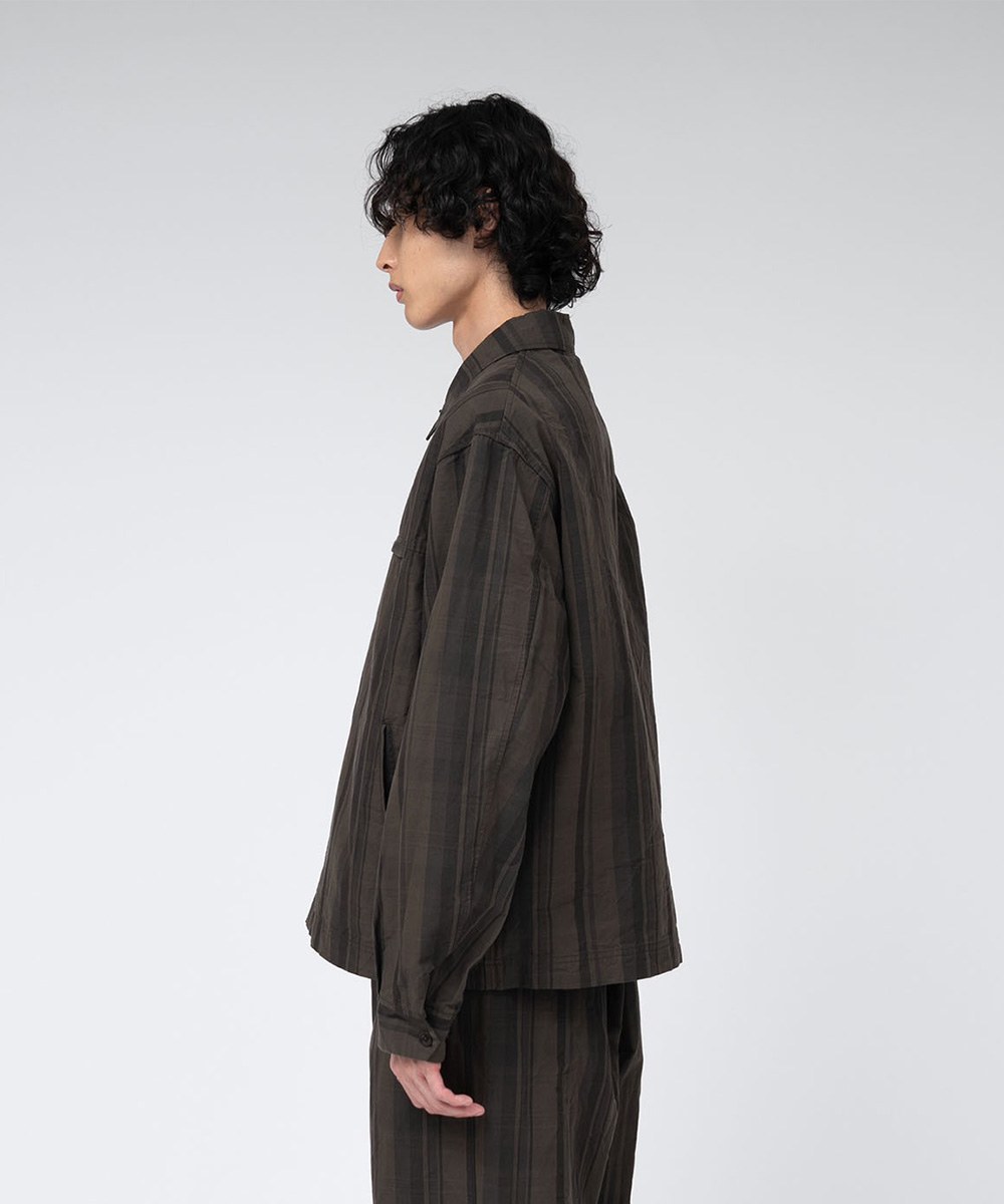 格紋外套 Plaid Dock Jacket
