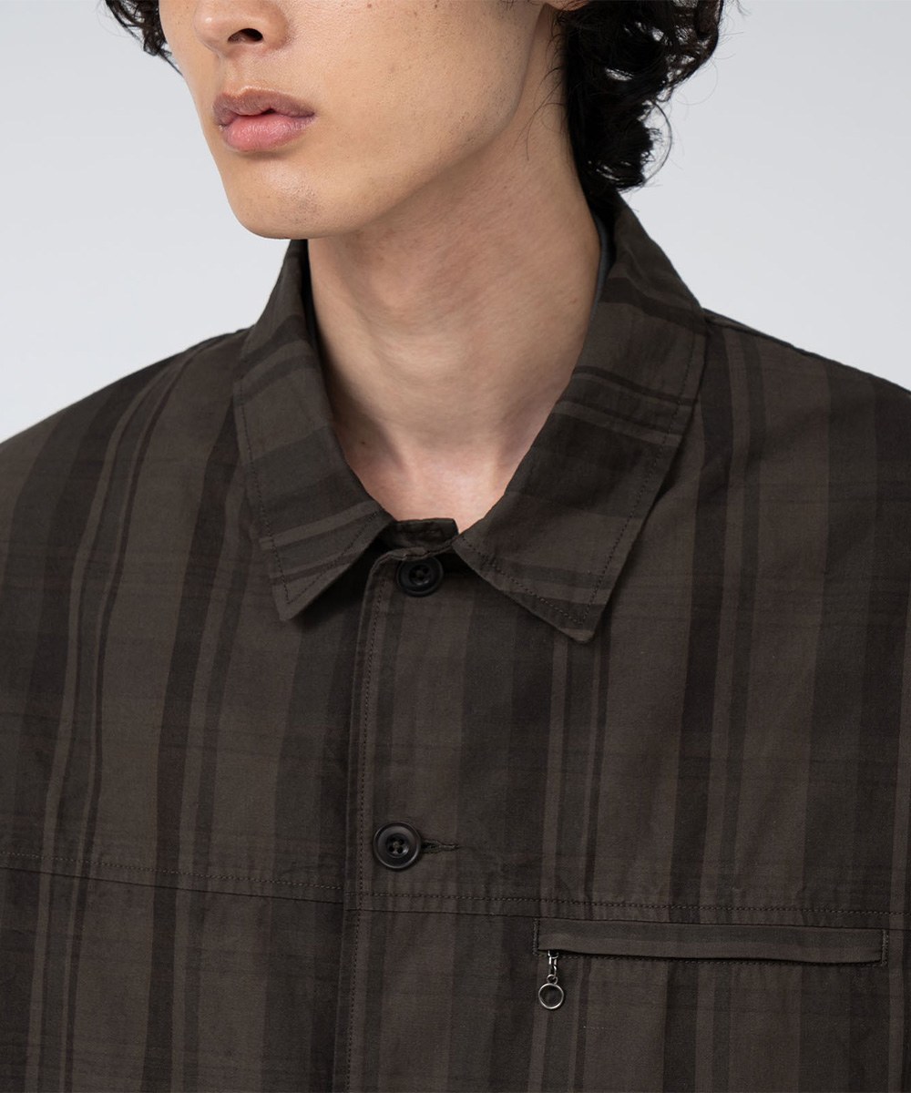 格紋外套 Plaid Dock Jacket