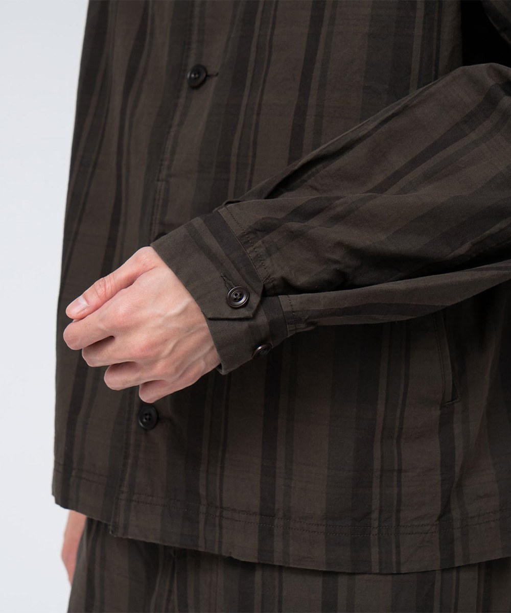 格紋外套 Plaid Dock Jacket