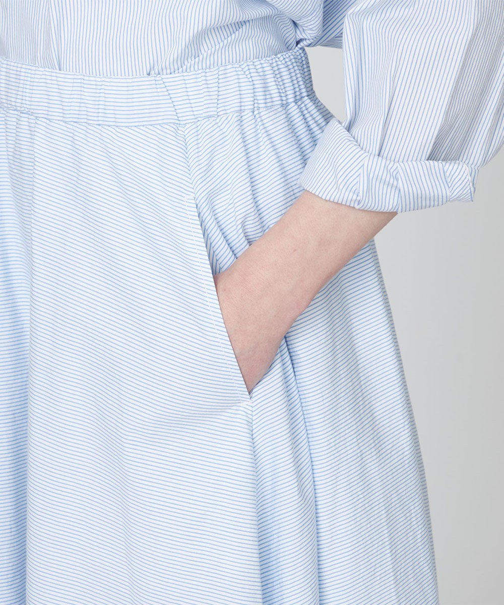 條紋長裙 Stripe Circular Skirt