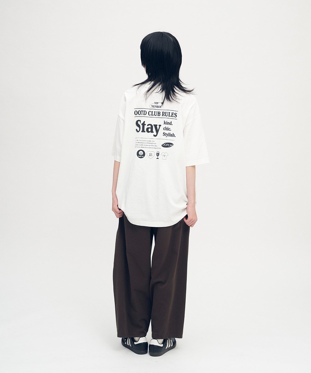 OOTD CLUB守則TEE