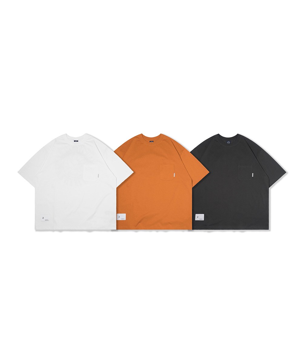 鯨魚尾口袋短TEE
