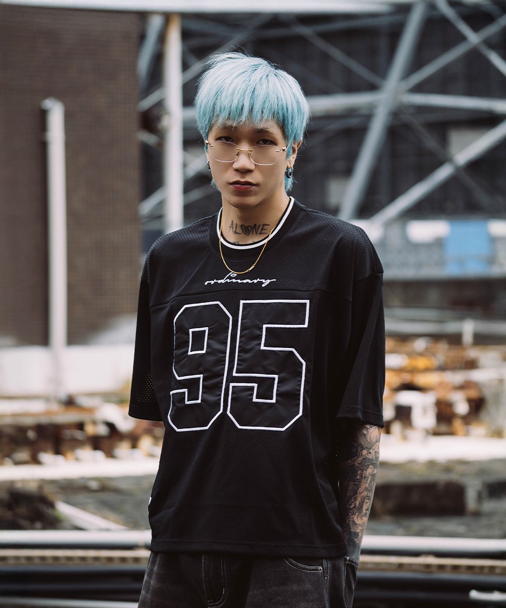 95貼布網眼球衣