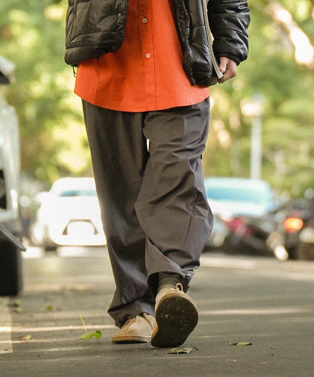 Pleated Military Trousers