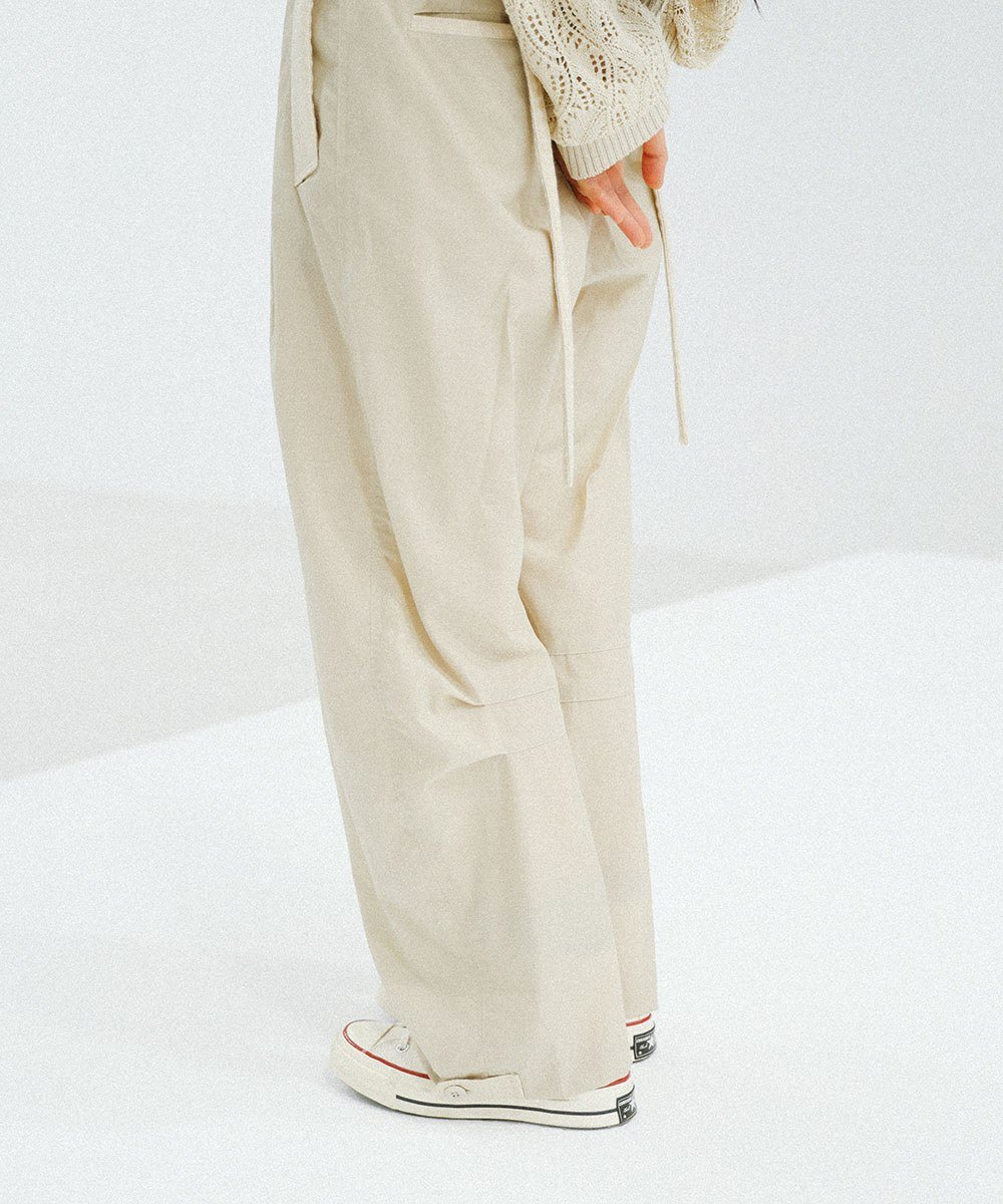 Pleated Military Trousers