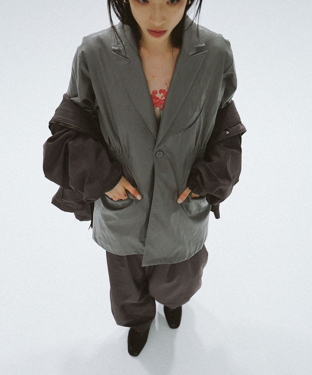 Pleated Military Trousers