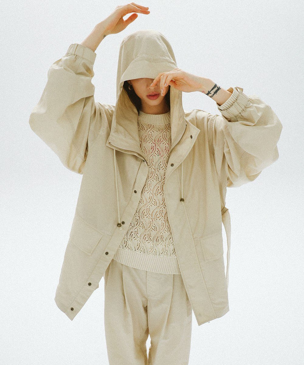 Pleated Military Trousers