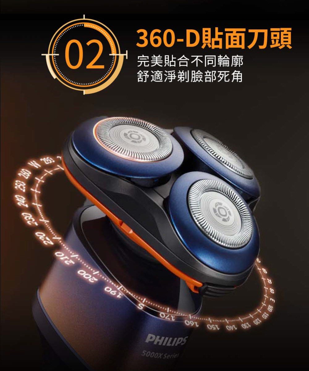 飛利浦刮鬍刀禮盒(X5012 系列刮鬍刀＋plain-me 黑色旅行小包)