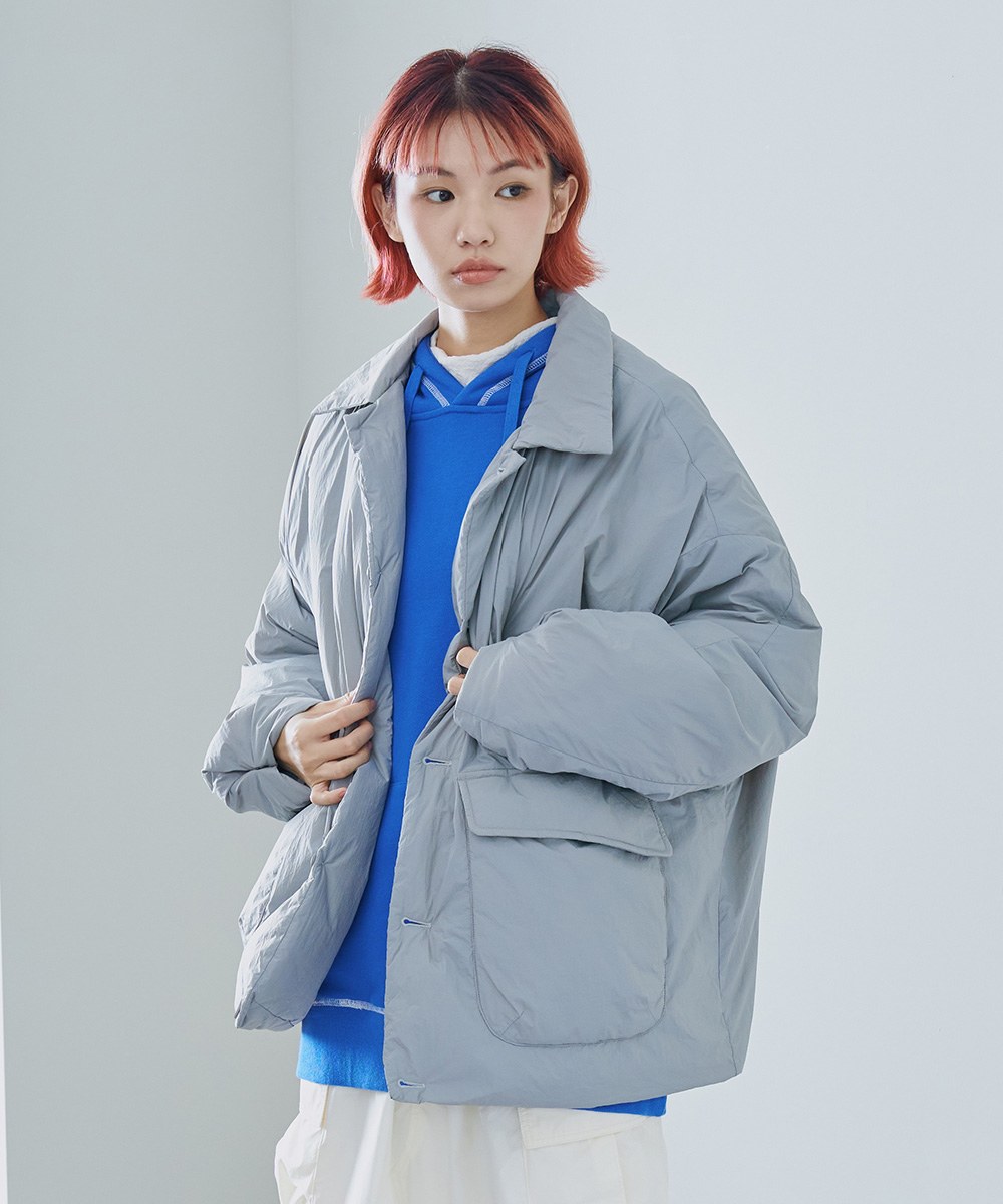 大人感雲朵鋪棉外套