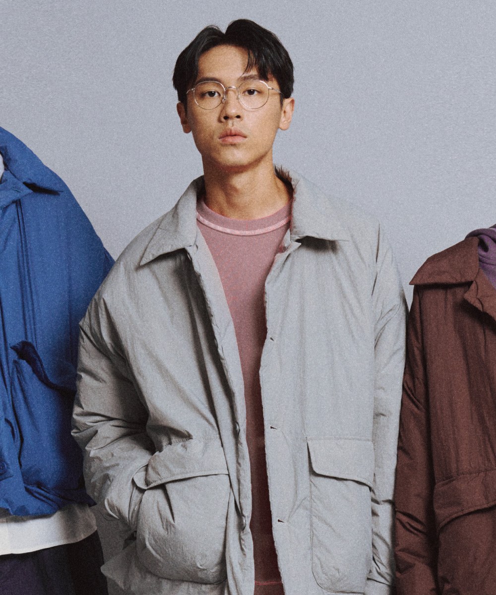 大人感雲朵鋪棉外套