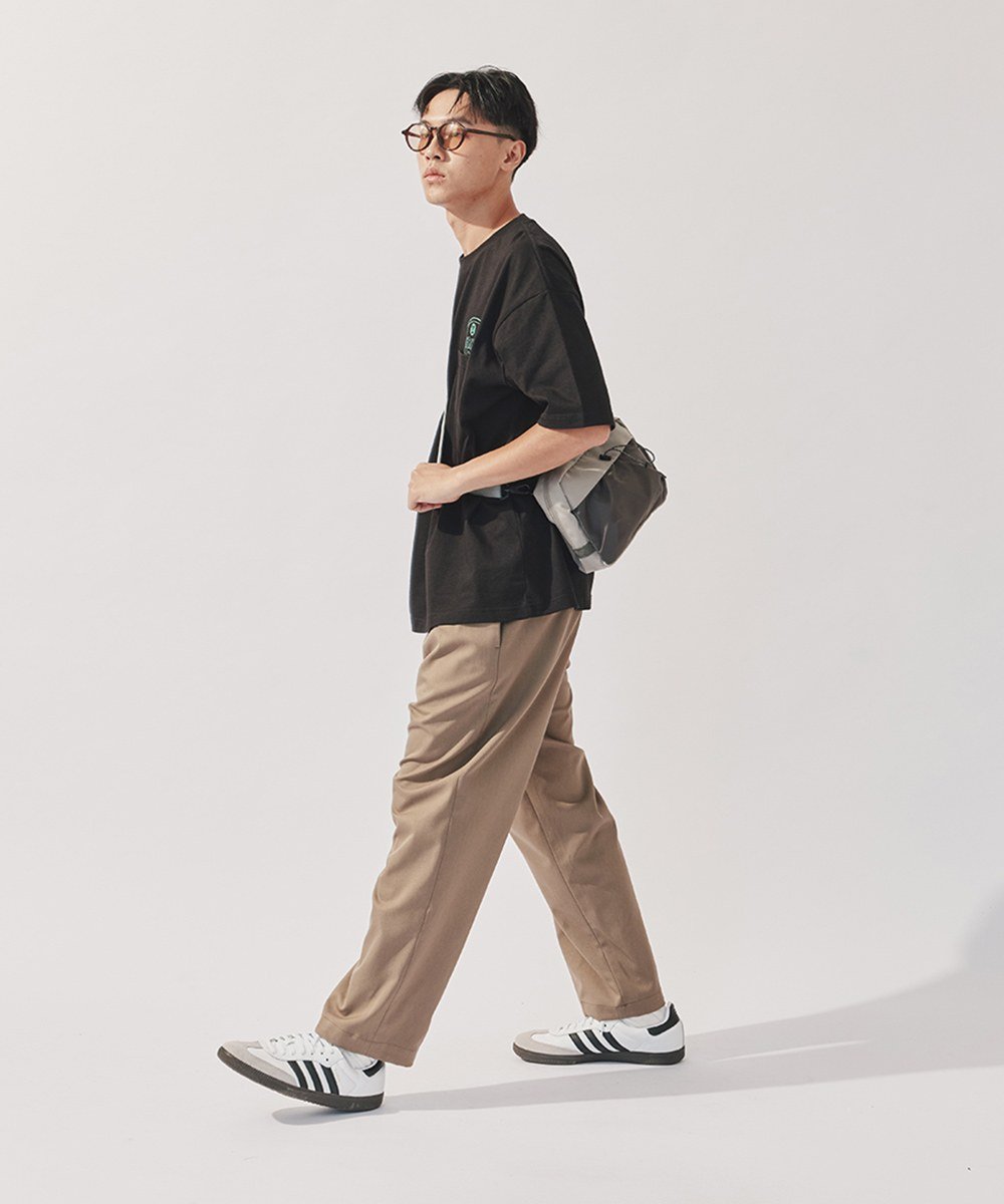 防潑水大容量拼接包