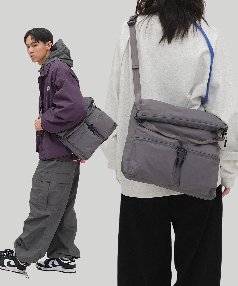 輕量防潑水側背包