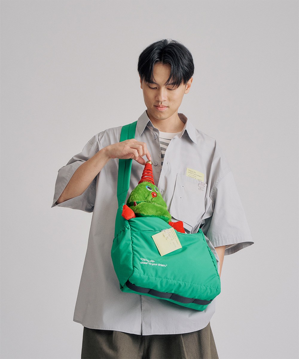 clip by clip 2WAY跨肩包
