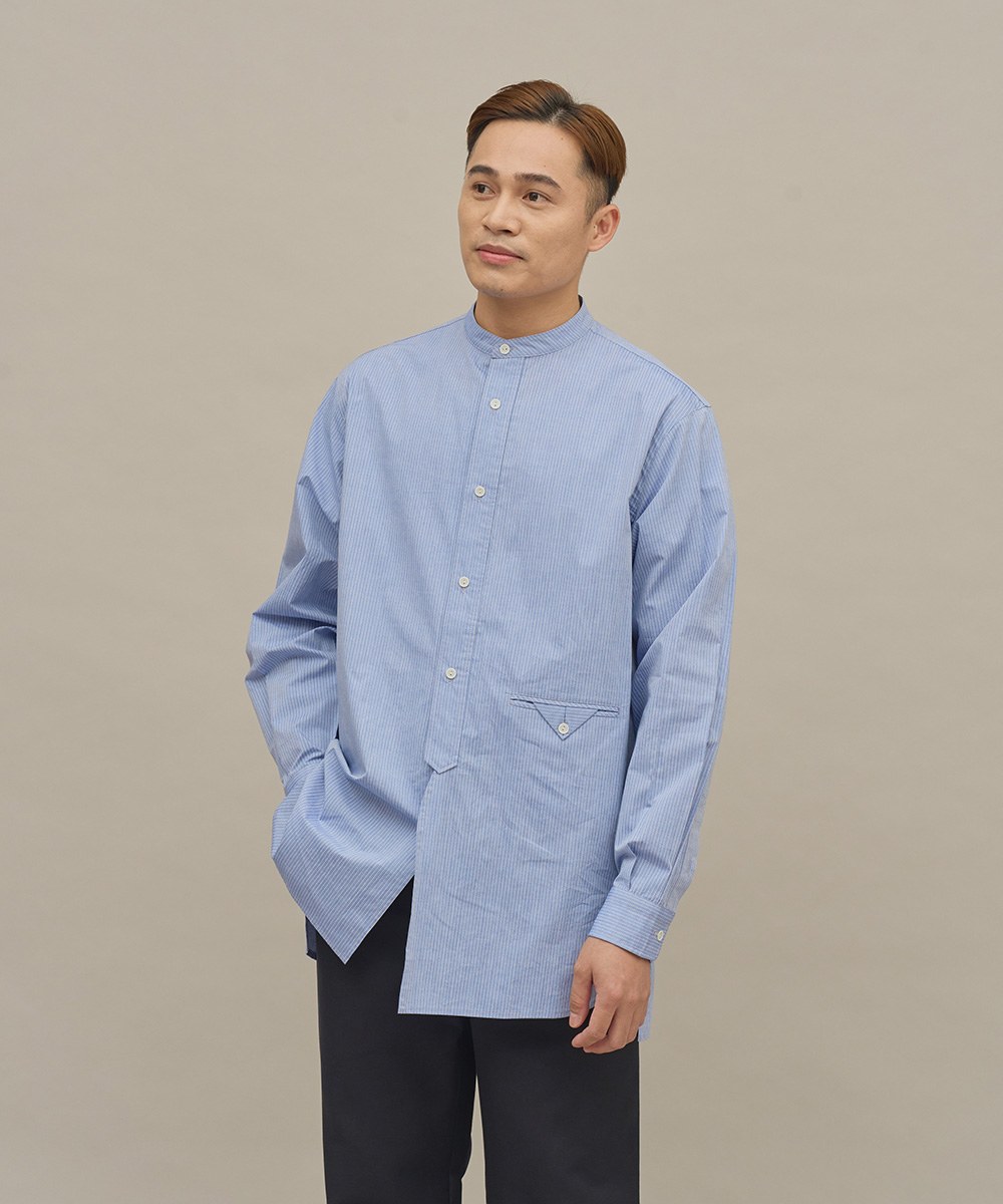 SEDO 法式條紋立領襯衫