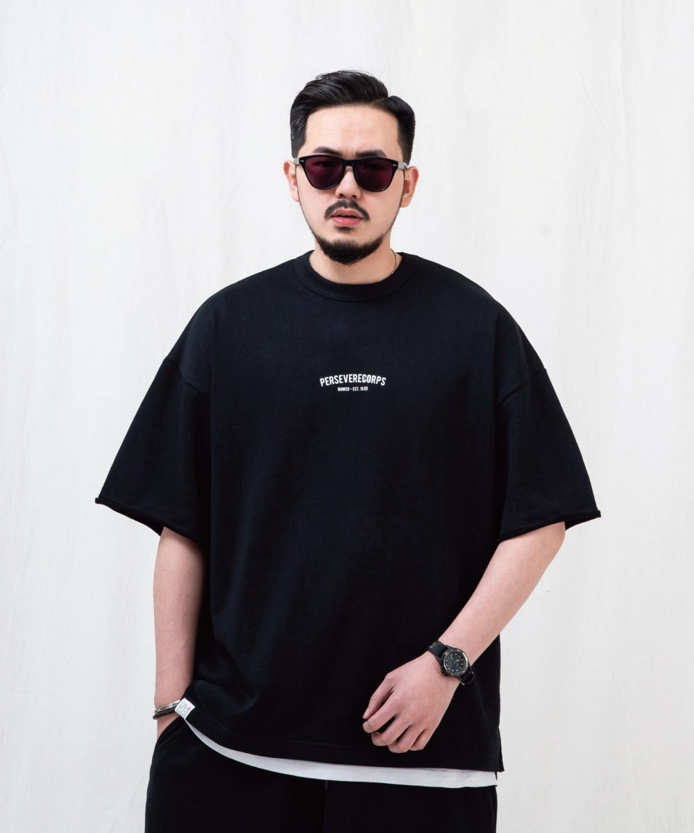 水洗寬版套裝上衣 WASHED FRENCH TERRY T-SHIRT