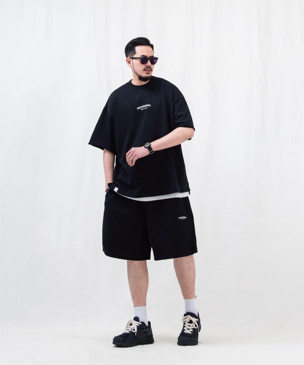 水洗寬版套裝上衣 WASHED FRENCH TERRY T-SHIRT