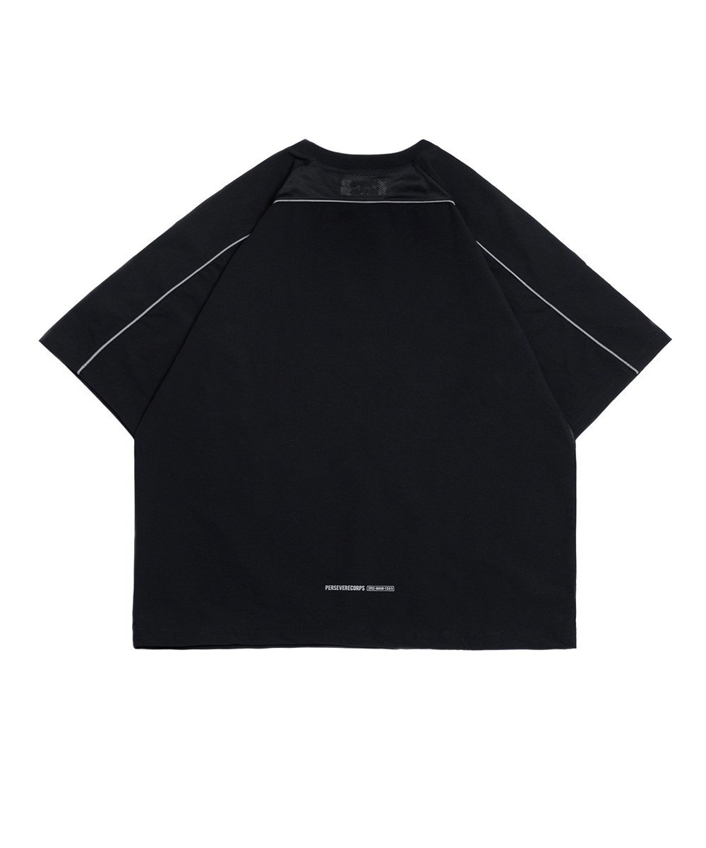 出芽飾邊上衣 MATTE NYLON WATER-REPELLENT T-