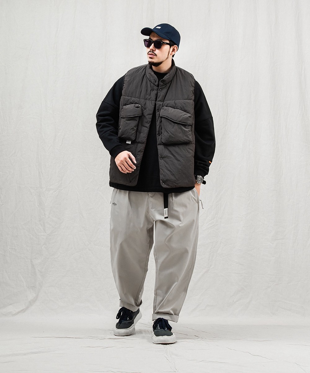 防潑水鋪棉背心 water-repellent padded gilet