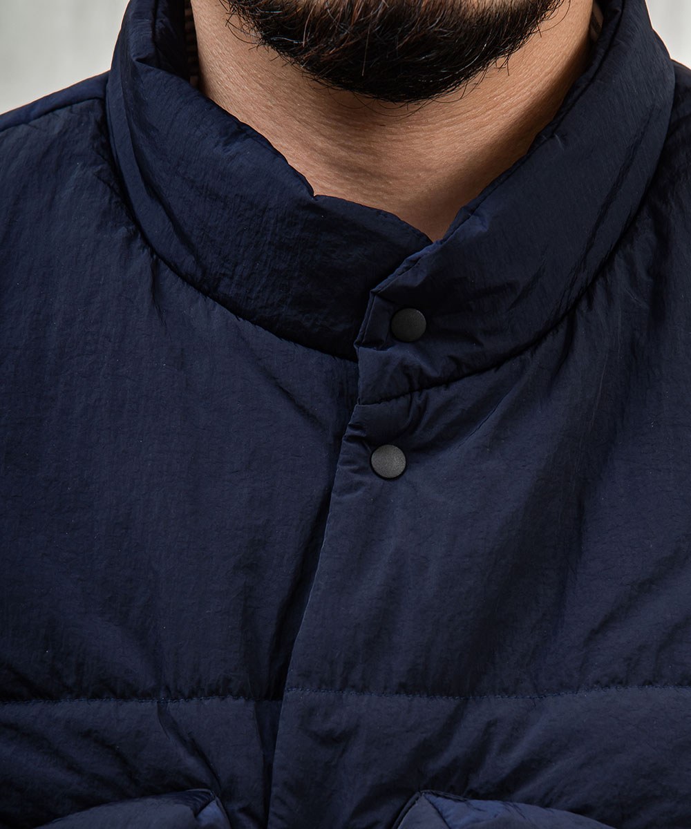 防潑水鋪棉背心 water-repellent padded gilet