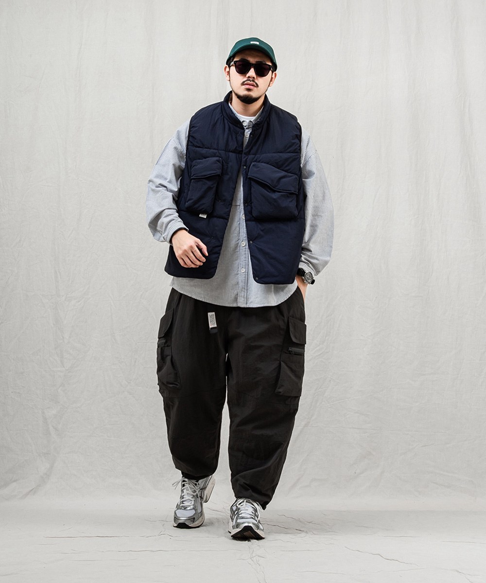 防潑水鋪棉背心 water-repellent padded gilet