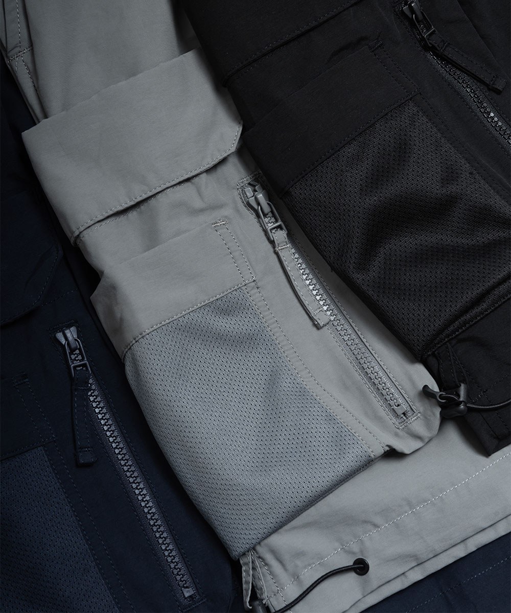 防潑水多口袋短褲 WATER-REPELLENT FUNCTIONAL CARGO SHORTS