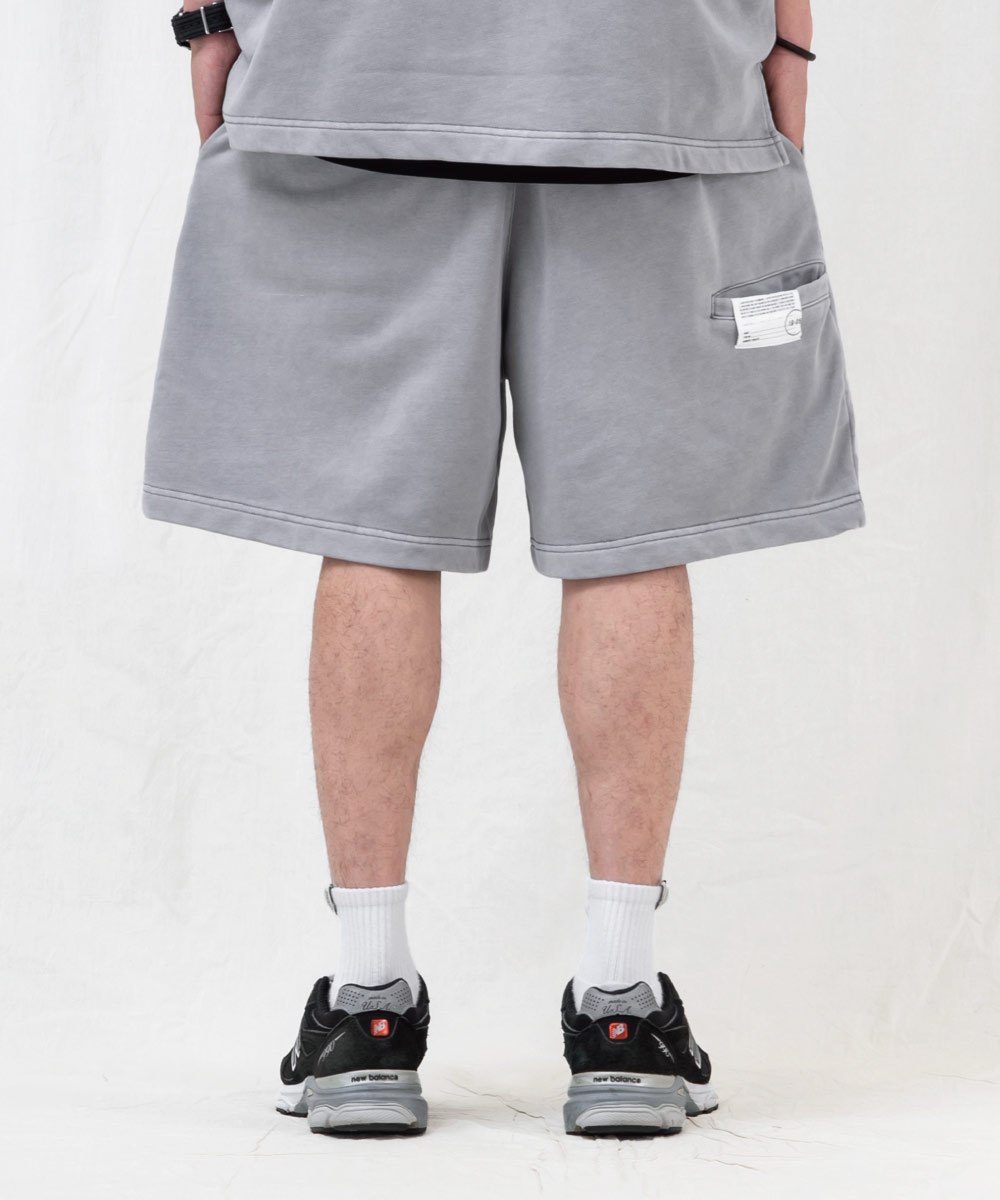 水洗寬版套裝短褲 WASHED FRENCH TERRY SHORTS