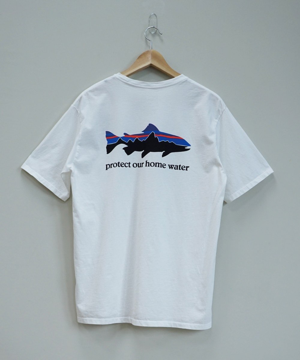 37547 短袖圖TEE M'S HOME WATER TROUT ORGANIC T-SHIRT