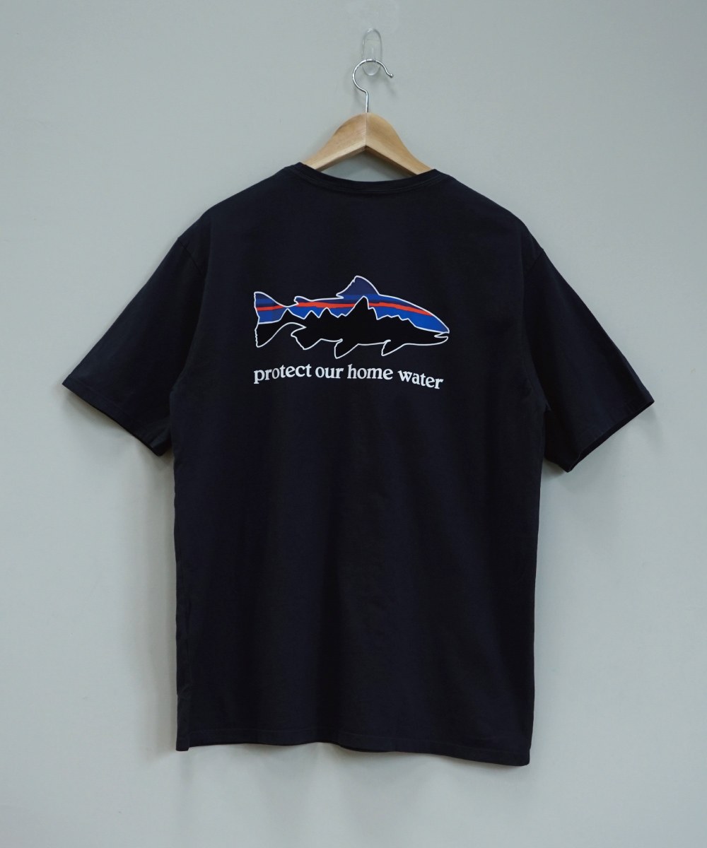37547 短袖圖TEE M'S HOME WATER TROUT ORGANIC T-SHIRT