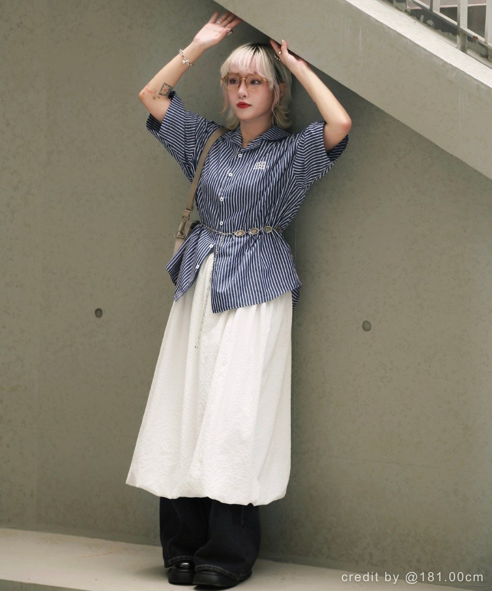 泡泡紗氣球裙
