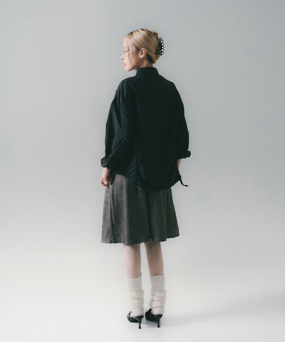 立體剪裁襯衫 Chest Hole Oversize Shirt