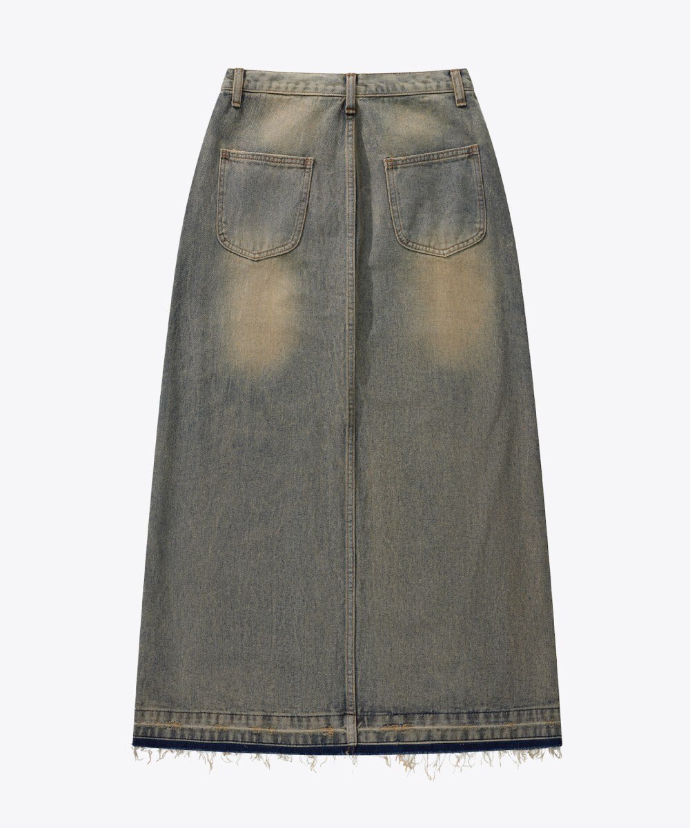牛仔長裙 Double Knee Denim Full Skirts