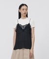MOG99316-251 蕾絲拼接雪紡背心
