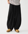 MSN1630-252 圓闊開衩長褲 Special Cutting Linen Pants