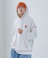 PLN0038-232 P-logo 撞色車線帽TEE