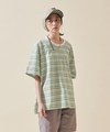 SAA0006-232 圓領鬆身條紋TEE
