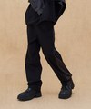 WDM1658-232 雙色拼接直筒褲 BLOCKING STRAIGHT PANTS
