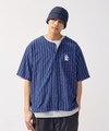 PLN0121-241 PM-LOGO條紋棒球衫