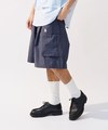 PLN1721-241 PM-LOGO水洗感立體口袋六分褲