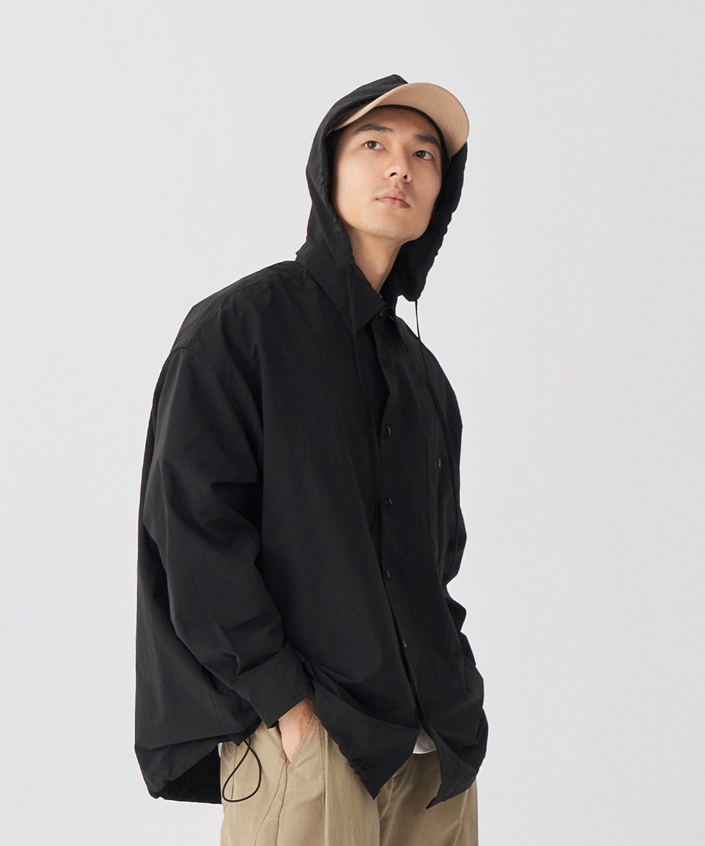 可拆連帽襯衫 Pocket Detachable Hood Shirt