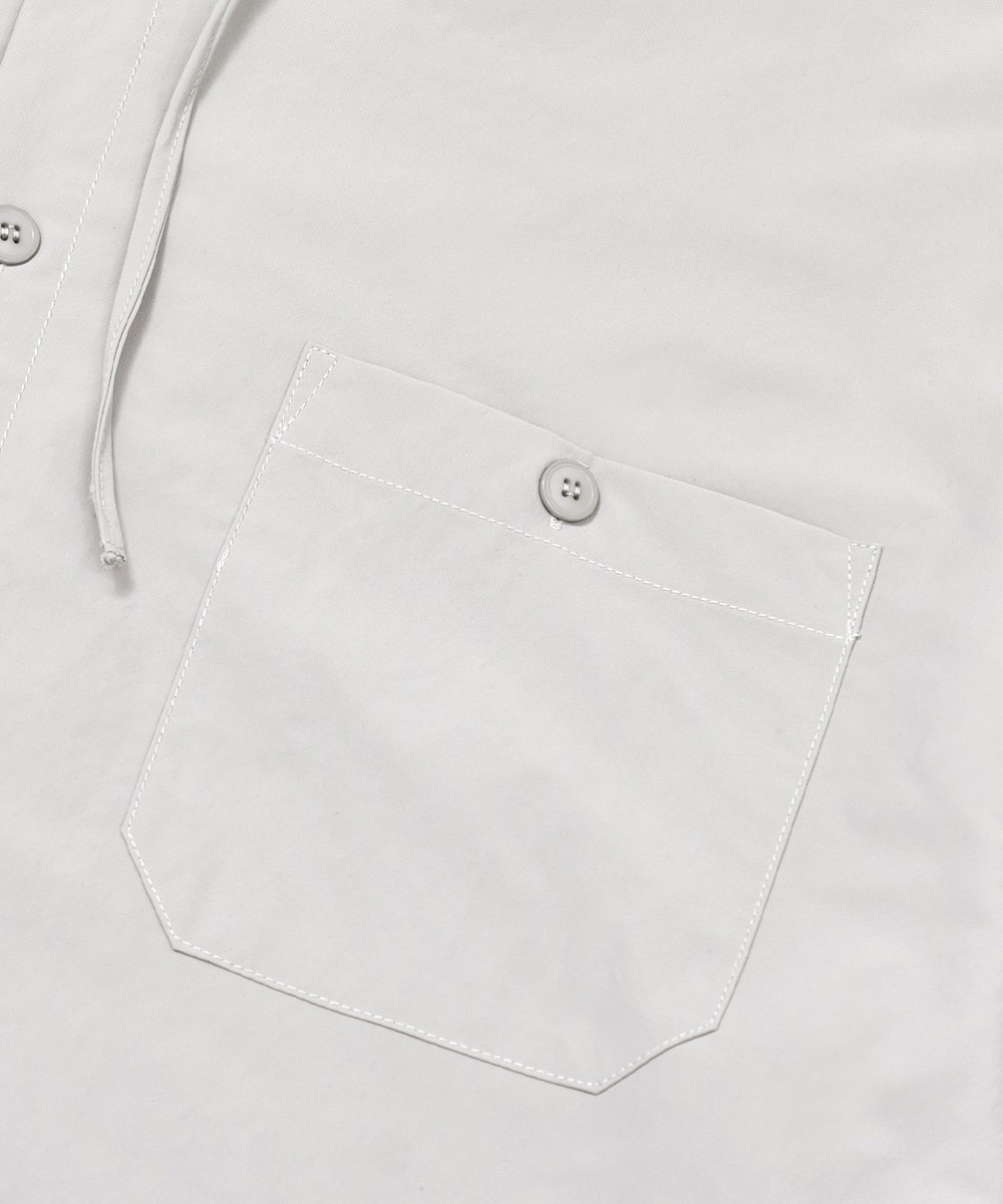 可拆連帽襯衫 Pocket Detachable Hood Shirt