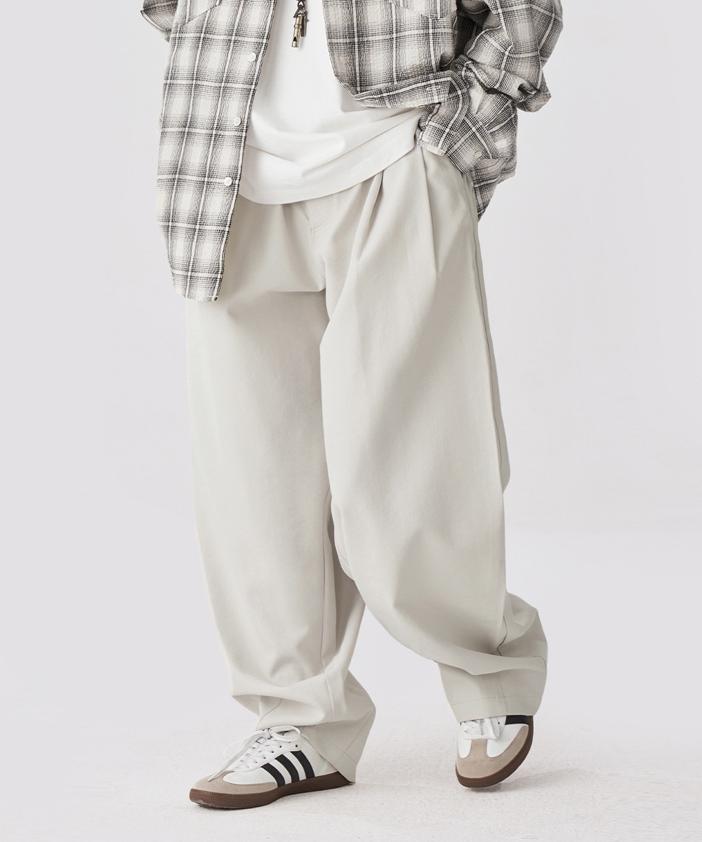 皺褶氣球褲 Pleated Balloon Trousers
