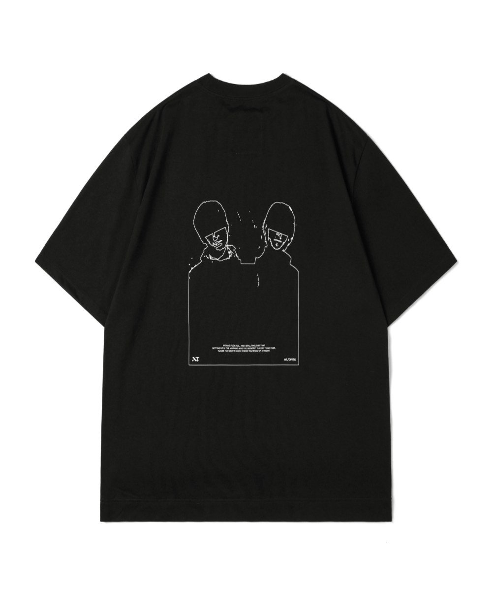 WLOFSD X AT 聯名人形印花Tee