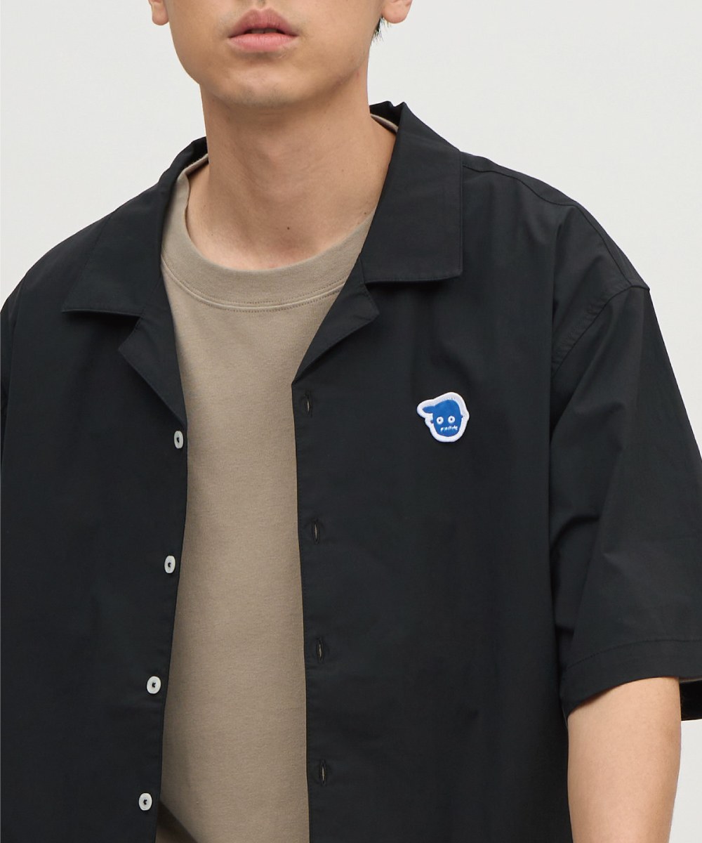 小P社長開領短袖襯衫